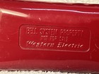 Vtg Deep Red Western Electric Bell Desk Rotary Telephone Phone 500 Fully Working