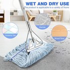 String Mop Heavy Duty For Floor Cleaning- Industrial Industrial Mop  Blue 