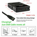 Kastar Dual Lcd Charger With Build-in Usb Cable For Sony Np-fw50 