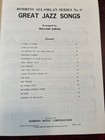 Great Jazz Songs Organ piano  Songbook Sheet Music