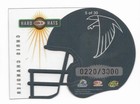 Chris Chandler 1997 Donruss Studio Hard Hats  5  3000 Falcons Die-cut Acetate