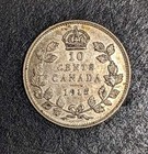 1915 Canada Silver 10 Cents George V