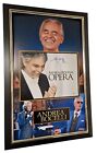 Andrea Bocelli Signed 11x14 Color Photo C Framed Psa dna