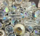Huge Assorted New Beautiful White Beads Glass  some 925  Jewelry Lampwork Crafts