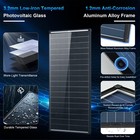 100w 200w Solar Panel Mono Bifacial Home Rv Off Grid Battery Mount Brackets Kit