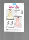Burda 7466 Historical Victorian Gown Southern Belle Dress Costume Pattern 10-28