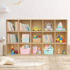3 Tiers 15-compartment Bookcase  Large Capacity 15 Cubes Storage Display Shelf