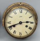 Vintage Schatz 8-day Ship   s Bell Clock Barometer Set Brass Germany
