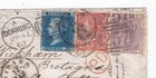 1862 Qv 12d 2d Blue 4dred 6d Stamp On Cover To Italy Redirected Bellagio Hotel