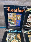 Make It With Leather Magazine Vintage Lot  7 Issues 1974 With Patterns
