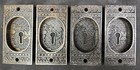 Lockwood Broken Leaf Eastlake Victorian Double Pocket Door   Sliding Door Set