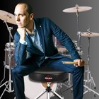 Drum Throne With Adjustable Height Motorcycle-style Seat  Double-braced Legs    