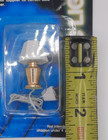 Miniature House Brass Colored Table Lamp 12 Volt Electric Dollhouse Lighting