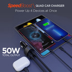 Hypergear Speedboost Quad Pd Car Charger For Fast Charging Multiple Devices