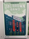 Zac Brown Band 2015 2016 Fenway Park Tour Poster Rare Original 11x17