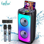 Wireless Bluetooth Speaker  Karaoke Machine With 2 Microphone  Home Karaoke Syst