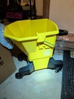 Syr Mj Bucket With Silent Castors  Yellow