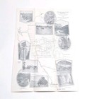 Tulare County California Tourist Travel Map Brochure Booklet 1930 s
