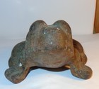 Vintage Old Cast Iron Frog Paperweight Doorstop Or Garden Decoration
