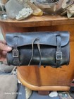 Antique Old Vintage Bike Bicycle Saddle Bag Tool Leather Pouch Motorcycle Estate