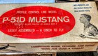 Steerling P-51d  mustang  Profile Balsa Kit W  38  Wingspan  Iob complete