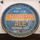 Vintage Standard Brewing Company Rochester Ny Standard Ale Beer  Tray