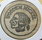 Vintage Alcoholics Anonymous Of Montgomery  Al Wooden Nickel - Token Alabama  1