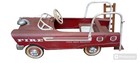 Vintage Pedal Fire Truck 1960 s Flat Face Pedal Car Murray