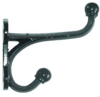 Black Cast Iron Harness Coat Hooks Antique Vintage Style Hat Amish Made In Usa
