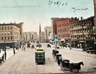 Vintage Nj Trolley Streetcar Market St Pennsylvania Station Newark New Jersey