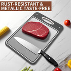 Pure Cut Katuchef 100  Titanium Cutting Boards For Kitchen     Double Sided For Me