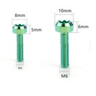 Titanium Bolt M5 m6x10 15 20 25 30 35 40 50 60 70 80mm Chamfered Head Torx Screw