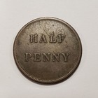 1830 Lower Canada Half Penny - Merchant Token - Breton 532 - Sku-f9613