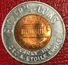 Encased Coin Au unc 1961 D Lincoln Cent Cec Engler s Coins Early Ohio-jan802