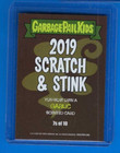 Garbage Pail Kids Scratch   Stink Scented Card 7s Death Breath Seth Topps 2019
