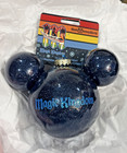 2026 Disney Parks Mickey Mouse Magic Kingdom Monorail Ears Glass Ornament New     