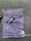 Vineyard Vines Golf Stripe On The Go Sankaty Polo Aster Purple White Cap Nwt