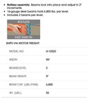 Uline H-10520 Additional Beams For Heavy-duty Pallet Racks 
