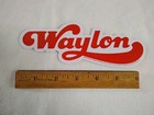 Waylon Jennings Waylon Logo 6 5 Inch Sticker