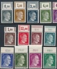 Stamp Germany Mi 781-98 Sc 506-23 1941 Ww2 3rd Reich Adolf Hitler Heads Set Mnh