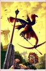 Hawkeye Signed Art Print Scott Kolins  6 Cover Marvel Comics 17x11  New Avengers