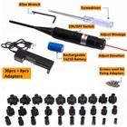 Red Laser Bore Sighter Kit For  17 To  78 Rifles Multiple Caliber W  30 Adapters