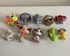 Hasbro Littlest Pet Shop Lot Of 10 Authentic Mixed Figures Dog Cat Etc