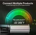 Hongville 6  8ft Hv-duct For Hvac Aluminum Duct Ventilation 2 Clamps Included