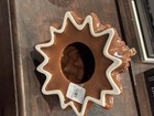 Pottery Barn Gingerbread Stoneware Tree Figurine Christmas Nib 9   