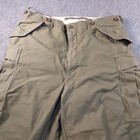 Vintage 50s Military Pants 36x29 M-1951 Field Trousers Shell Us M51 Korean War