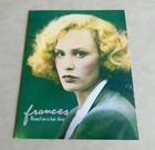 Jessica Lange Signed Lobby Card Frances Plus Related Memorabilia