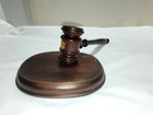 Vintage Wooden Gavel Beta Sigma Phi Vita Scientia Amicitia