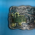 2025 Houston Livestock Show   Rodeo Fan Zone Belt Buckle