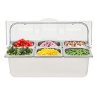 Party Fruit Seafood Buffet Tray Ice Food Serving Display Tray W  Roll Top Cove